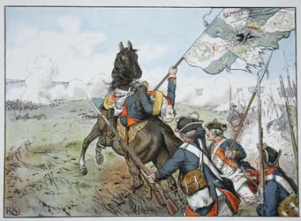 Bohaterska śmierć Schwerina w Pradze, 6 maja 1757 r.